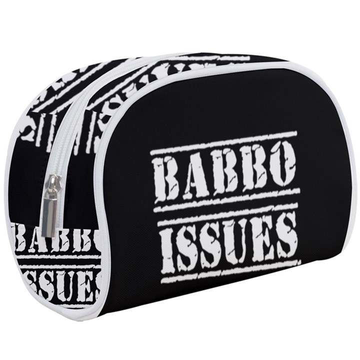 Babbo Issues - Italian humor Make Up Case (Large)