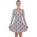 Mermaids Are Real Quarter Sleeve Skater Dress View1