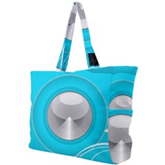 Blue Washing Machine, Electronics Simple Shoulder Bag by Jancukart