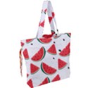 Watermelon Seamless Pattern Drawstring Tote Bag View2