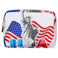 New York City Holiday United States Usa Make Up Pouch (medium) by Jancukart