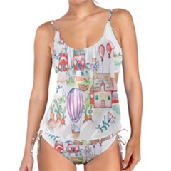 Easter Village  Tankini Set by ConteMonfrey