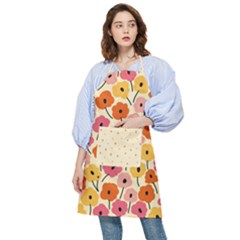 Floral Pattern Shawl Pocket Apron by flowerland