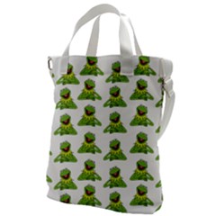 Kermit The Frog Canvas Messenger Bag by Valentinaart