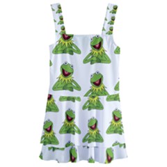 Kermit The Frog Kids  Layered Skirt Swimsuit by Valentinaart