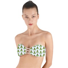 Kermit The Frog Twist Bandeau Bikini Top by Valentinaart