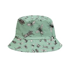 Insects Pattern Inside Out Bucket Hat by Valentinaart