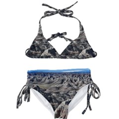 Badlands National Park Nature South Dakota Geology Kids  Classic Bikini Set by danenraven