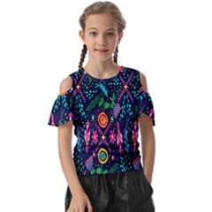 Pattern Nature Design Kids  Butterfly Cutout Tee by artworkshop