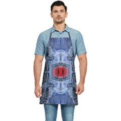 Art Robot Artificial Intelligence Technology Kitchen Apron by Ravend