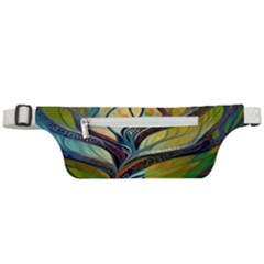 Tree Magical Colorful Abstract Metaphysical Active Waist Bag by Ravend