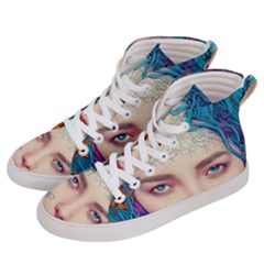 Pepper Colors Girl Men s Hi-top Skate Sneakers by Sparkle