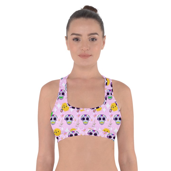 Skullsun Cross Back Sports Bra