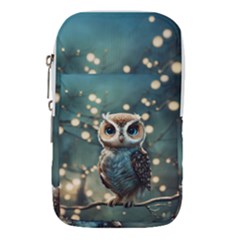 Owl Bird Bird Of Prey Ornithology Animal Waist Pouch (large) by Pakemis