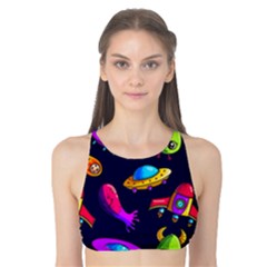 Space Pattern Tank Bikini Top by Pakemis