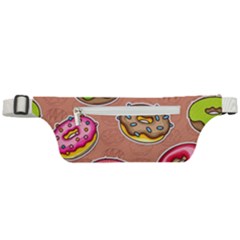 Doughnut Doodle Colorful Seamless Pattern Active Waist Bag by Pakemis