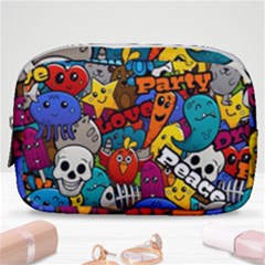 Graffiti Characters Seamless Pattern Make Up Pouch (small) by Pakemis