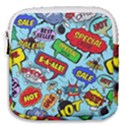 Comic Bubbles Seamless Pattern Mini Square Pouch View1