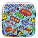 Comic Bubbles Seamless Pattern Mini Square Pouch View2