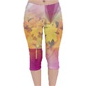 Colorful Nature Velvet Capri Leggings  View1