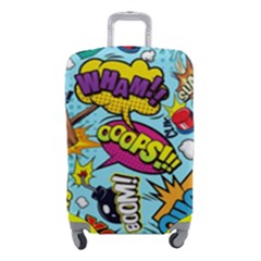 Comic Elements Colorful Seamless Pattern Luggage Cover (small) by Pakemis