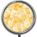 Cheese-slices-seamless-pattern-cartoon-style Mini Round Pill Box View1