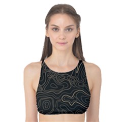 Damask-seamless-pattern Tank Bikini Top by Pakemis