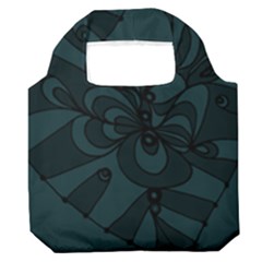 Green Zendoodle Premium Foldable Grocery Recycle Bag by Mazipoodles