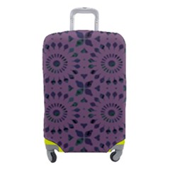 Kaleidoscope Scottish Violet Luggage Cover (small) by Mazipoodles