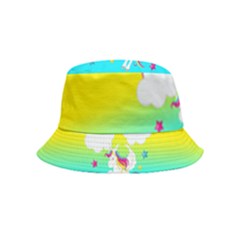 Unicorn Einhorn Licorne Inside Out Bucket Hat (kids) by gasi