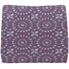 Kaleidoscope Plum Seat Cushion by Mazipoodles