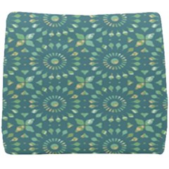 Kaleidoscope Hunter Green Seat Cushion by Mazipoodles