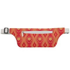 Background Pattern Texture Design Wallpaper Active Waist Bag by Uceng