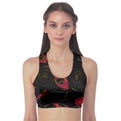 Fish 7 Sports Bra by Mazipoodles