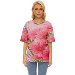 Nature Flowers Oversized Basic Tee by Sparkle