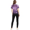 Violet Nature Women s Short Sleeve Rash Guard View2