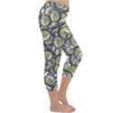 Gong Instrument Motif Pattern Capri Winter Leggings  View3