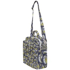 Gong Instrument Motif Pattern Crossbody Day Bag by dflcprintsclothing