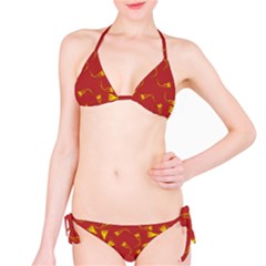 Background Pattern Texture Design Classic Bikini Set by Ravend