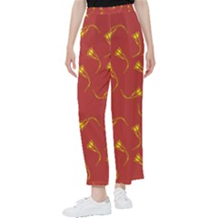 Background Pattern Texture Design Women s Pants  by Ravend