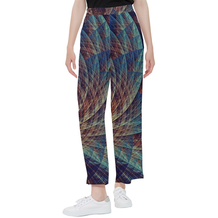 Fractal Abstract Art Women s Pants 