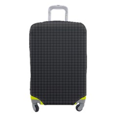 Small Grey Black Plaid Luggage Cover (small) by violetheavensky