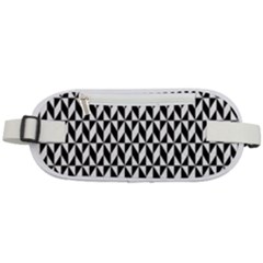 Seamless Abstract Geometric Pattern Background Rounded Waist Pouch by artworkshop