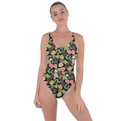 Forest Leaves Pattern Bring Sexy Back Swimsuit by PaperDesignNest