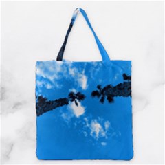 Trees & Sky In Martinsicuro, Italy  Grocery Tote Bag by ConteMonfrey