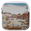 Birds And People On Lake Garda Mini Square Pouch View1