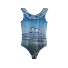 Napoli - Vesuvio Kids  Frill Swimsuit by ConteMonfrey