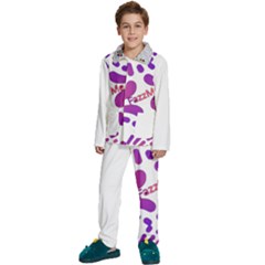  Im Fourth Dimension Fazzme Kids  Long Sleeve Velvet Pajamas Set by imanmulyana