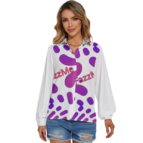  Im Fourth Dimension Fazzme Women s Long Sleeve Button Down Shirt by imanmulyana