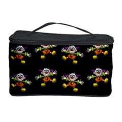 Dancing Clowns Black Cosmetic Storage by TetiBright